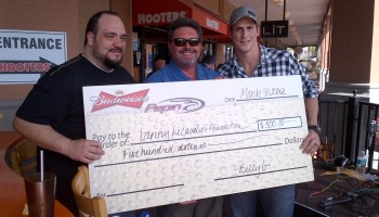 Pepin Distributing donates $500 to The Vinny Lecavalier Foundation to benefit The Pediatric Cancer Foundation