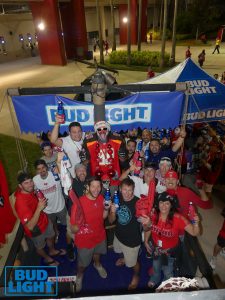 #BudLightKreweShip Experience at Buccaneers Monday Night Football Game