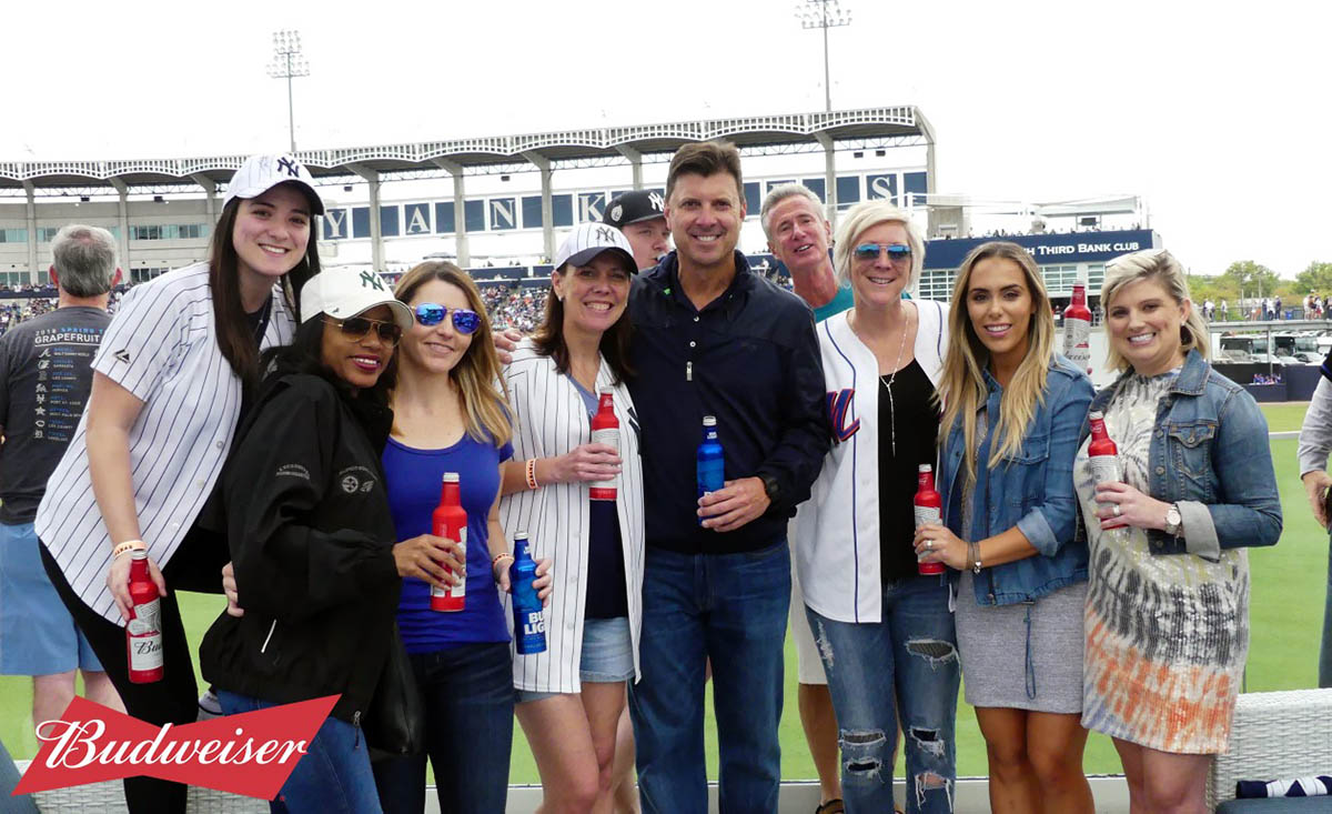 Tino Martinez Surprise Appearance at Spring Training in Tampa by Budweiser  - Pepin Distributing