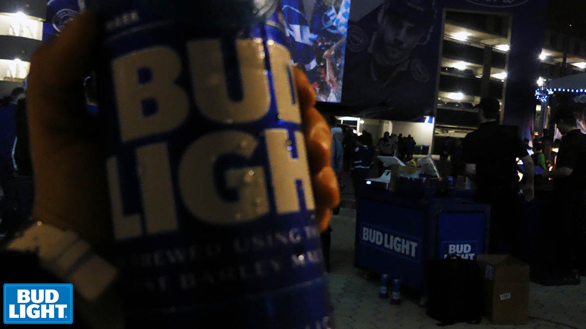 Bud Light Friendship Test at Thunder Alley of Amalie Arena with Tampa Bay  Lightning Fans - Pepin Distributing