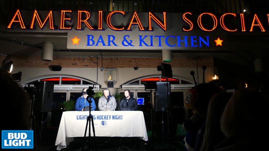 Bud Light Friendship Test at American Social in Tampa with Tyler Johnson from Tampa Bay Lightning