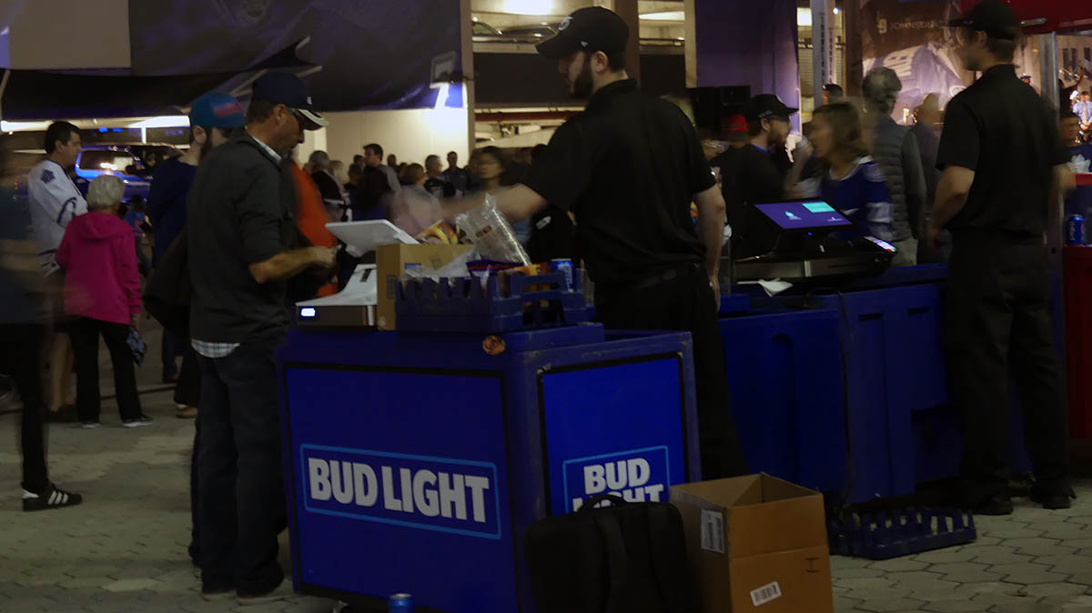 Bud Light Friendship Test at Thunder Alley of Amalie Arena with Tampa Bay  Lightning Fans - Pepin Distributing
