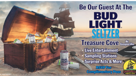 Bud Light Seltzer Treasure Cove at Gasparilla Pirate Fest